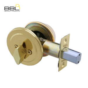 BBL Deadbolt Entrance Lockset BBK7301PB – Brass Finish – Locks Direct